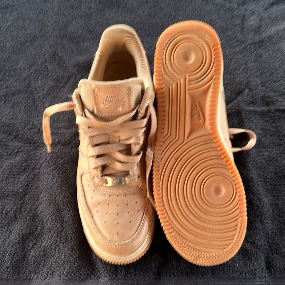 Rose Gold Nike Air sneakers